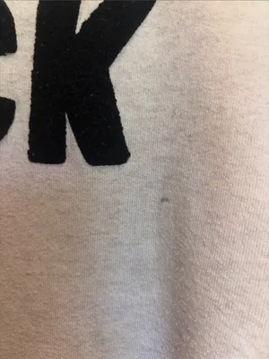 ROCK AND ROLL SWEATSHIRT WHITE WITH BLACK CHENILLE LETTERING
SIZE LARGE PRELOVED thumbnail 7