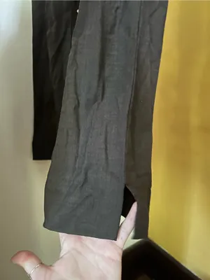Escada Womens Pure New Wool Tailored Blazer Pants Suit Set Brown Size 36 (Small) thumbnail 11