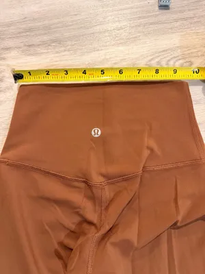 Brown Lululemon Leggings 20.5 inch thumbnail 5