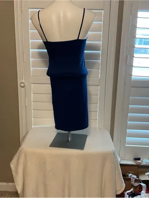 Yelete Navy Blue Tank Top with Spaghetti Straps thumbnail 4