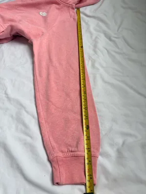 Nike Pink Women Crewneck Hoodie With White Swoosh L thumbnail 9
