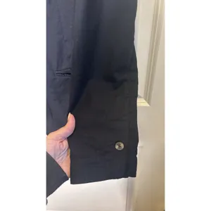 Lucky Brand Women Medium Black Cotton Single Button Blazer Jacket Staple Piece‎ thumbnail 6
