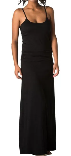 Toad & Co Long Island Maxi Dress in Black Women’s Size XL Organic Cotton Dress thumbnail 1