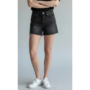Levis Womens Shorts Black Size 30 Mid Length Zip Fly Stretch Fabric 29 Inseam thumbnail 5