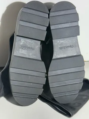 NWOT OpenEdit Women’s Black Lug-Sole Platform Boots thumbnail 4