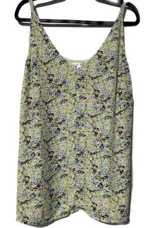 Cabi Yellow‎ Floral camisole top Size L thumbnail 1