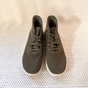 Allbirds Army Green Tree Toppers Mesh High Top Lace Up Sneakers Women 7 thumbnail 5