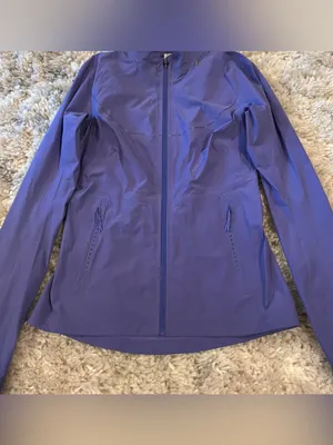#44 NWOT Lululemon Fast And Free Windbreaker Women's Purple Active Jacket Size 4 thumbnail 11