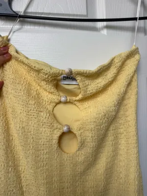 Princess Polly Butter Yellow Vacation Maxi Dress thumbnail 2