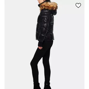 Hooded Down Puffer Coat/jacket. thumbnail 4