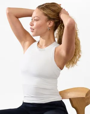 White Athleta Tank Top thumbnail 1