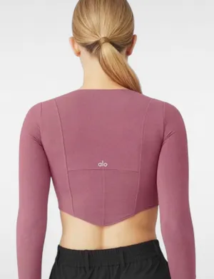 Alo Yoga Corset Long Sleeve Top thumbnail 2