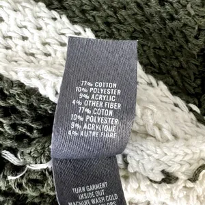 Aerie Green Striped Knit Sweater thumbnail 7