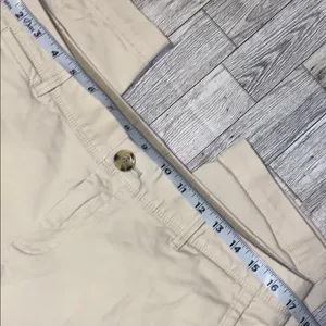 Banana Republic Tan Straight Leg Chinos Versatile Style Size 8 thumbnail 8