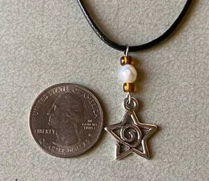 grunge y2k cute star swirl necklace💫🌀 thumbnail 6