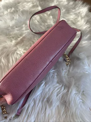 Michael Kors Fulton Large Leather Crossbody pink thumbnail 2