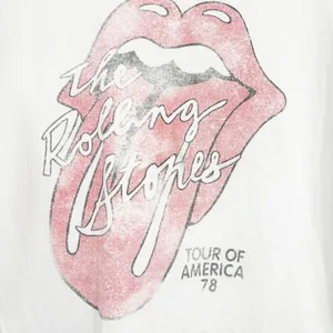 Abercrombie &‎ Fitch Womens Rolling Stones 78 Tour Graphic Rock Band Tee Size M thumbnail 4