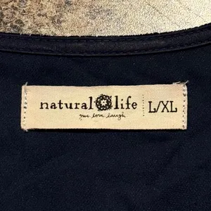 Natural Life Tunic Dress Mini Velvet Dolman Sleeve Boho Festival Indie Size L/XL thumbnail 4