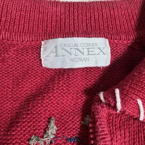 Women's L / XL Snowman Winter Ugly Christmas Cardigan Sweater‎ Knit thumbnail 4