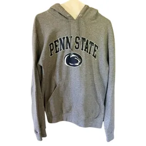Jerzees Penn State Nittany Lions Gray Hoodie Size Small College Sweatshirt thumbnail 2
