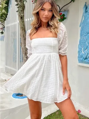 Beginning Boutique Rubi White Mini Dress Size 12 thumbnail 1