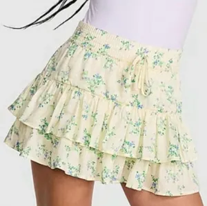 PINK Victoria's Secret Floral Ruffled Mini Skirt thumbnail 1