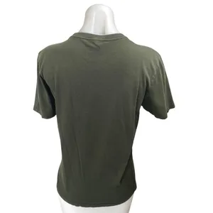 Reiss Women's Green Short Sleeve Crew Neck Cotton Basic T Shirt Tee Top Size S thumbnail 2