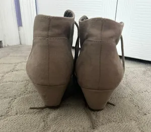 Mini Bootie Wedges Gray Size 8.5 thumbnail 4