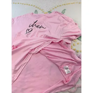 SHEIN Curve Pink "Let Them" Graphic Tee & Black‎ Butterfly Biker Shorts Set 3XL thumbnail 6