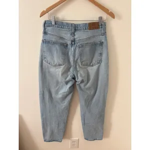 Madewell Balloon Jeans Light Wash Denim High Rise Waist‎ Size 27 thumbnail 3