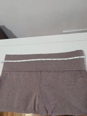 Victoria's Secret PINK All-Day Foldover Flare Leggings -Cocoa Heather - Size L.R thumbnail 7