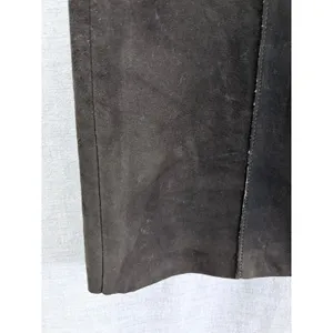 NWT Elie Tahari Dark Brown Suede Pencil Skirt 10 Kim‎ Midi Leather Luxe Academia thumbnail 7