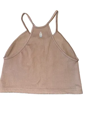 FP Movement Ribbed Tank Top Beige Size XL thumbnail 2