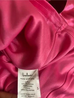 Lulu's Hot Pink One-Shoulder Satin Peplumi Mini thumbnail 8