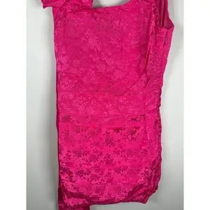 For Love & Lemons Deliza‎ Mini Dress Pink Womens Size M Jacquard Feminine thumbnail 6