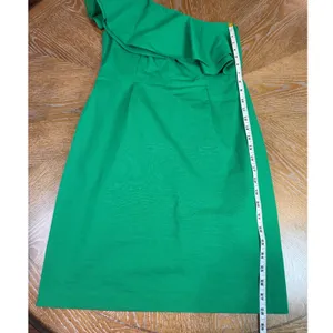 NAF NAF One Shoulder Ruffle Mini Dress Cocktail Green Size 38 US 6‎ thumbnail 8