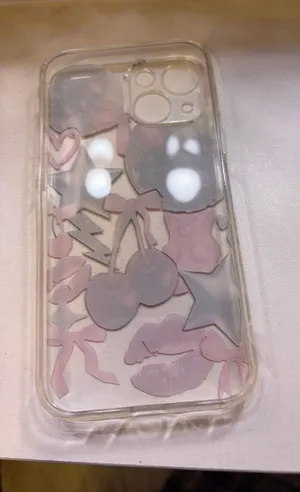 Clear iPhone 13 mini phone case Pink thumbnail 1
