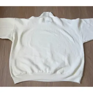 Vtg Guess Georges Marciano Sweatshirt Womens Medium Ivory Mockneck Pullover USA thumbnail 9