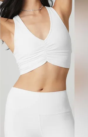 Alo NWOT Airbrush High Waist Bootcut White Legging Size M thumbnail 6