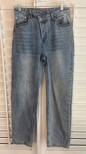 Edikted Crossover‎ Waist Jeans Size Small thumbnail 1
