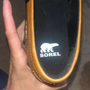 SOREL Joan Now City Loafer‎ Chunky Platform Canyon Gold Black 9 thumbnail 7