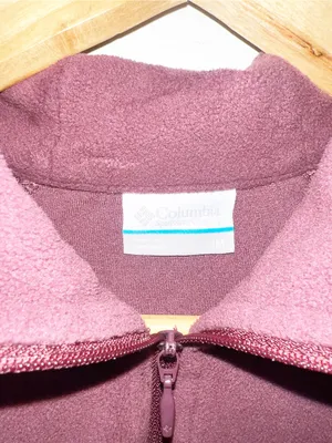 Columbia Women's Plum Quarter-Zip Fleece Pullover thumbnail 6