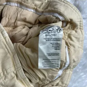 Maeve Anthropologie High-Waisted Wide-Leg Culottes Pants Khaki Crop Size 2 thumbnail 3