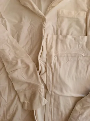 Amazon White Long PJ Set thumbnail 2