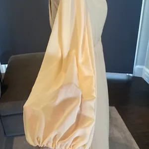 Women’s Full Length Chiffon V-Neck Zip Up Back Formal Dress Leg Split Size 14 thumbnail 8