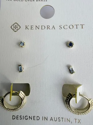 Kendra Scott Mandy Stud Earring
Set 3pc Gold/Blue thumbnail 4