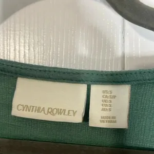 Cynthia Rowley Green v-neck wrap dress thumbnail 7