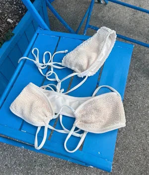 Strawberry Milk Mob Bikini Set M White Size M thumbnail 2