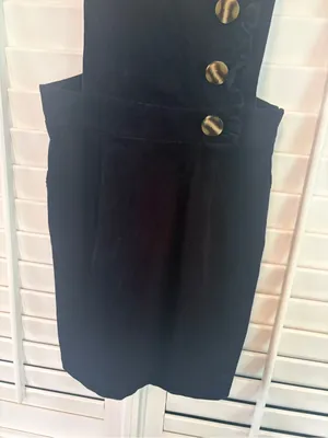 Love & Piece‎ Navy Corded Jumper Dress Size Medium thumbnail 5