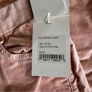 MOTHER The Looker Petal Pink Corduroy High Rise Skinny Jeans 26 NWT thumbnail 10